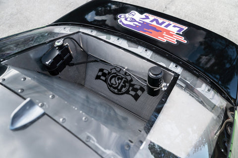 CSF Motorsport Radiator with Shroud - 14in SPAL Brushless Fans - Harnesses - 8374
