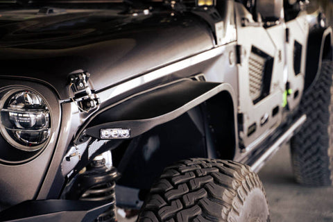 DV8 Offroad 18-23 Jeep Wrangler JL Slim Fender Flares - FDJL-07