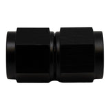 DeatschWerks 8AN Flare Female Swivel to 8AN Flare Female Swivel - Anodized Matte Black - 6-02-0210-B