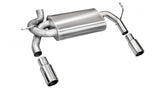 Corsa 2007-2011 Jeep Wrangler 3.8L/12-14 Wrangler 3.6L Polished Sport Axle-Back Exhaust - 24412