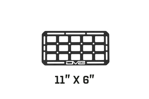 DV8 Offroad Universal Molle Panels - 11In x 6In - UNMP-03