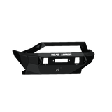Road Armor 07-18 Jeep Wrangler JK Stealth Front Winch Bumper w/Bar Guard Mid Width - Tex Blk - 5072F3B
