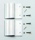 Lund Universal Ramp Kit For 2X8in To 2X10in Planks 9X7.5X2.25in - Silver - 602002