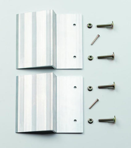 Lund Universal Ramp Kit For 2X8in To 2X10in Planks 9X7.5X2.25in - Silver - 602002
