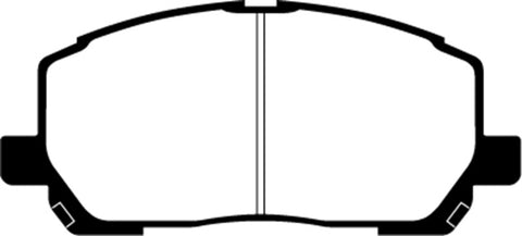 EBC 00-03 Toyota Highlander 2.4 2WD Greenstuff Front Brake Pads - DP61634