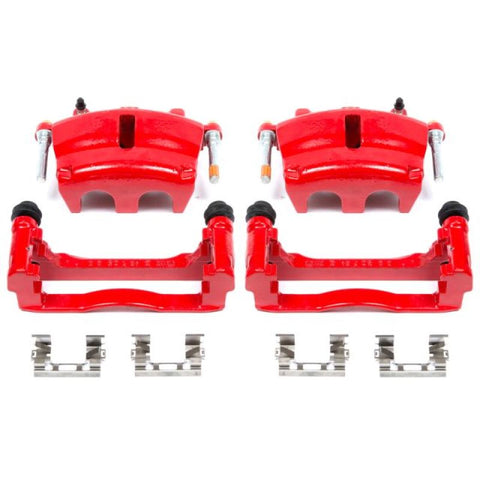 Power Stop 06-07 Buick Rainier Front Red Calipers w/Brackets - Pair - S5004A