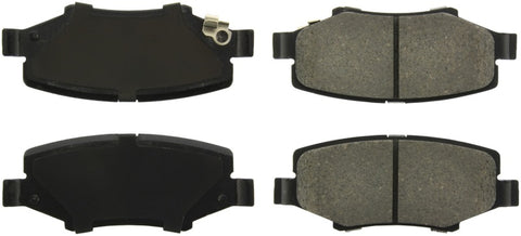 StopTech 07-18 Jeep Wrangler Sport Brake Pads w/Shims and Hardware - Rear - 309.12740