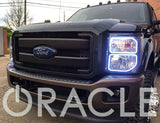 Oracle 11-16 Ford F250/350 LED HL - Black - ColorSHIFT w/ 2.0 Controller - 8159-333