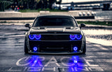 Oracle Dodge Challenger 08-14 LED Waterproof Halo Kit - ColorSHIFT w/o Controller - 1292-334
