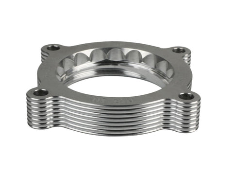 aFe 11-14 Ford Mustang/ 11-14 Ford F-150 V6 3.7L Silver Bullet Throttle Body Spacer - Silver - 46-33016