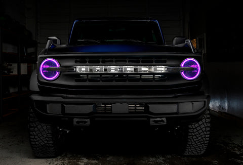 Oracle 2021 Ford Bronco DRL Upgrade w/ Halo Kit - ColorSHIFT w/ 2.0 Controller - 1468-333