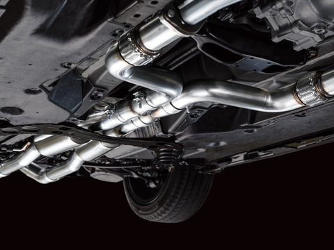 AWE Tuning 2023 Nissan Z RZ34 RWD Touring Edition Cat-Back Exhaust System w/ Chrome Silver Tips - 3015-32400