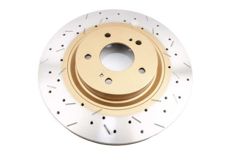 DBA 8/93-94 Nissan Skyline R32 GT-R/95-7/98 R33 & R34 GT-R Front Drilled & Slotted 4000 Series Rotor - DBA4928XS