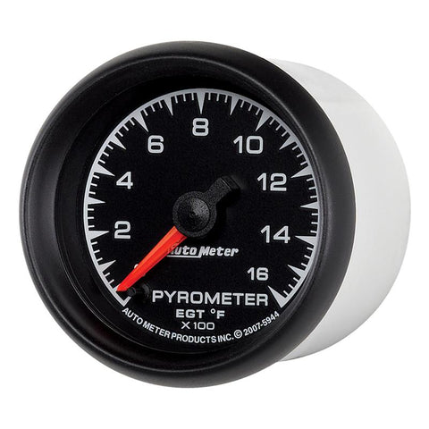Autometer ES 52.4mm Pyrometer 0-1600 Degree F FSE Gauge - 5944