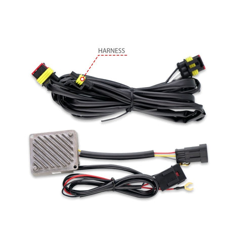 ANZO 19-22 Chevrolet Silverado 1500 LED Proj HL w/Lgt Bar SwBk Seq. Blk w/In. Light - Passenger Side - 111566-R