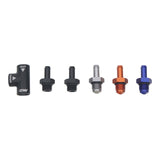 DeatschWerks Universal Venturi Siphon Jet 5/16in Hose Barb to 6AN ORB Female - Anodized Matte Black - 6-03-0700