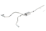 Borla 14 Silv/Sierra C/B Exhaust ATAK 1500 5.3L V8 AT/MT 2&4WD Ext Cab Split Side Exit - 140546