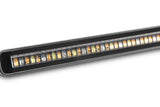 Go Rhino Xplor Flash Series Sgl Multi Function LED Light Bar (Track Mount) 10in. - Blk - 750001014CBS