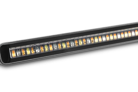 Go Rhino Xplor Flash Series Sgl Multi Function LED Light Bar (Track Mount) 10in. - Blk - 750001014CBS