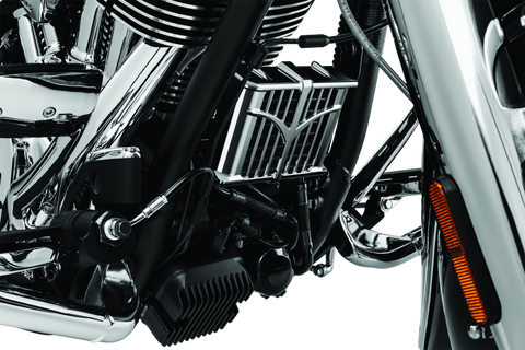 Kuryakyn Oil Cooler Cover 14-23 Indian Models Chrome - 5640