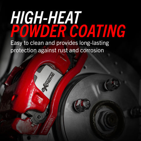 Power Stop 03-08 Infiniti FX35 Rear Red Calipers w/Brackets - Pair - S2786