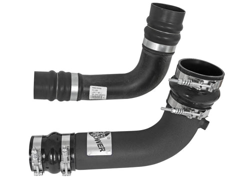 aFe BladeRunner 2.75in Hot 3.5in Cold Side Intercooler Tubes w/ Coupling Clamp Kit 10-12 Dodge 6.7L - 46-20084-B