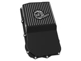 aFe 18-25 Jeep Wrangler JL V6 Transmission Pan - Black w/ Machined Fins - 46-71300B