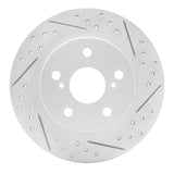R1 11-16 Scion Tc Rear Right Drilled & Slotted Geo-Carbon Rotor - 830-91000R