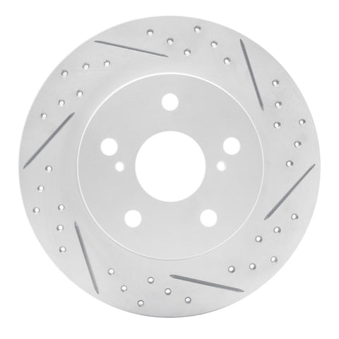 R1 11-16 Scion Tc Rear Right Drilled & Slotted Geo-Carbon Rotor - 830-91000R