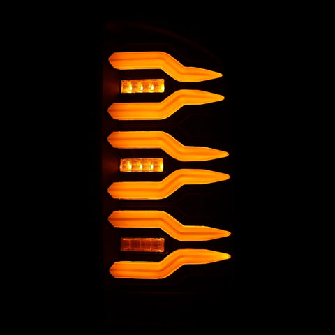 AlphaRex 02-06 Dodge Ram 1500/03-06 Dodge Ram 2500+3500 Luxx-Series LED Tail Lights (Pair) Black - 641010