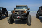 Oracle Jeep Wrangler JK 07-17 LED Waterproof Halo Kit - ColorSHIFT w/ Simple Controller - 3943-504