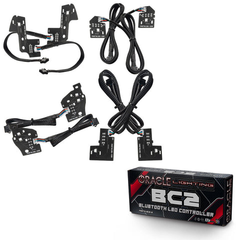Oracle 19-21 RAM 1500 RGB+W Headlight DRL Kit Reflector LED - w/ BC1 Controller - 1281-335