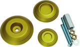 Kuryakyn Lodestar Rear Axle Sliders-BMW-Gold - 3802