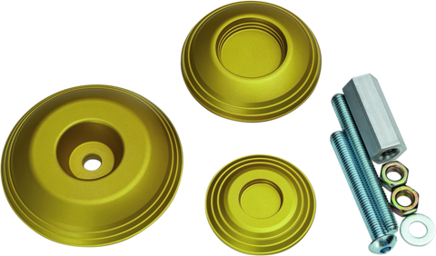 Kuryakyn Lodestar Rear Axle Sliders-BMW-Gold - 3802