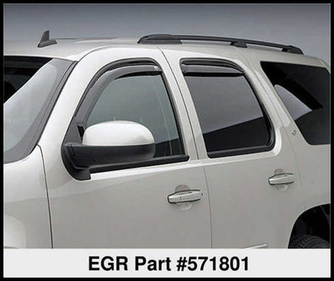 EGR 07+ Chev Tahoe GMC Yukon 07+ In-Channel Window Visors - Set of 4 (571801) - 571801