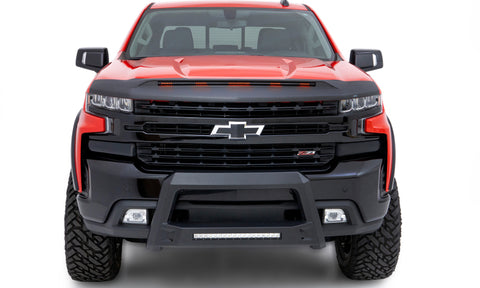 AVS 22-23 Chevrolet Silverado 1500 (Excl. ZR2/LT TB) Low Profile Aeroskin Lightshield Pro - Black - 953168