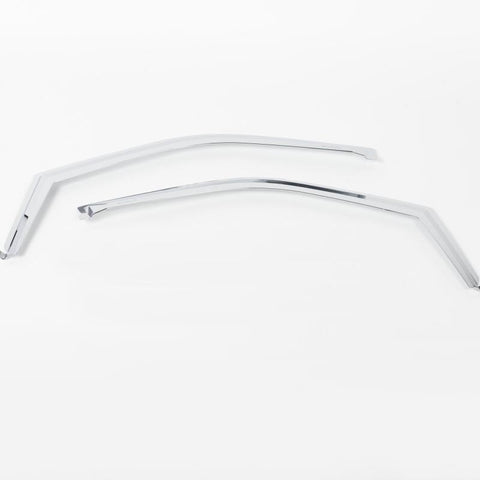 Putco 02-06 GMC Sierra EXT cab/Crew Cab (Front Only) - Excl Reg Cab Element Chrome Window Visors - 480010