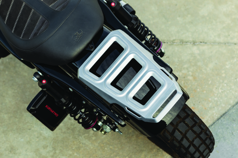 Kuryakyn Dillinger Luggage Rack Silver - 6664