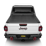 Rugged Ridge 20-22 Jeep Gladiator w/Trail Rail Sys Armis Tonneau Cover w/Max Track - Tex. Blk - 13550.35