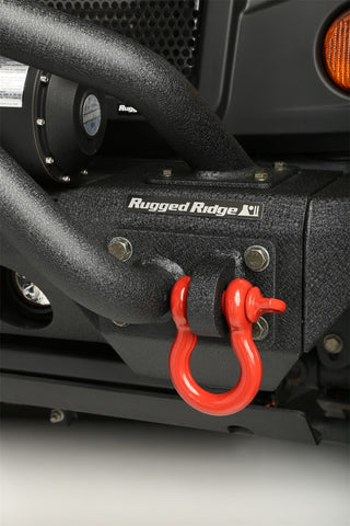 Rugged Ridge Red 7/8in D-Shackles - 11235.13