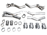 AWE Tuning 23-24 BMW G87 M2 Track Edition Exhaust - Chrome Silver Tips - 3020-42487