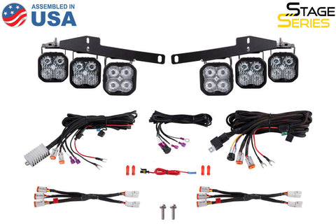 Diode Dynamics 17-20 Ford Raptor SS3 LED Fog Light Kit - White Max - DD7360