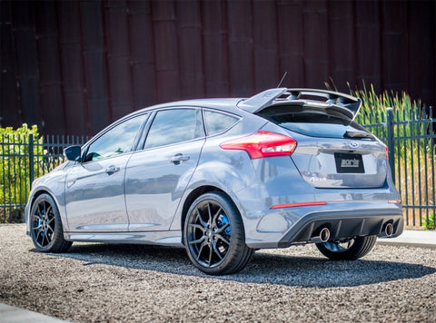 Borla 16-17 Ford Focus RS 2.3L MT Round Angle-Cut Tips Split Rear Exit ATAK Catback Exhaust - 140730