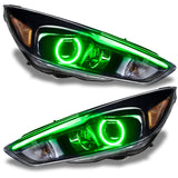 Oracle 15-17 Ford Focus RS/ST DRL Upgrade w/ Halo Kit - ColorSHIFT w/ BC1 Controller - 1322-335