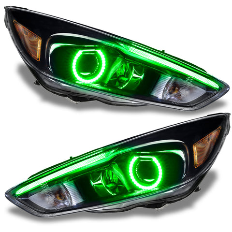 Oracle 15-17 Ford Focus RS/ST DRL Upgrade w/ Halo Kit - ColorSHIFT w/ 2.0 Controller - 1322-333