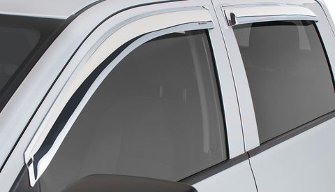 Stampede 2015-2019 Cadillac Escalade Esv Tape-Onz Sidewind Deflector 4pc - Chrome - 60115-8