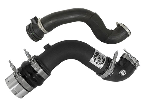 aFe Bladerunner 3in Hot and Cold Side Black Intercooler Tubes 2017 Ford Diesel Trucks V8 6.7L (td) - 46-20314-B