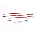 Power Stop 03-06 Mitsubishi Lancer Front & Rear SS Braided Brake Hose Kit - BH00078