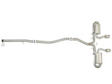 aFe Takeda 3in 304 SS Cat-Back Exhaust System w/ Polished Tips 2017 Honda Civic Si I4 1.5L (t) - 49-36618-P