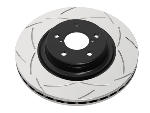 DBA 15-19 Porsche Macan Turbo (w/360mm Front Rotor) Turbocharged Rear Street Slotted Rotor - DBA2599S